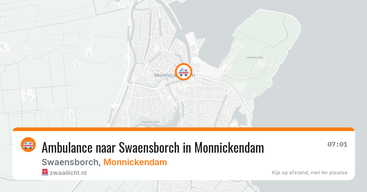 Ambulance naar Swaensborch in Monnickendam — 30 jan 2026