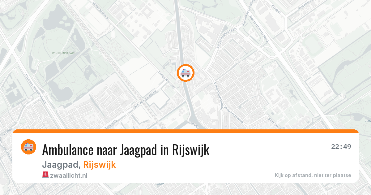 Ambulance naar Jaagpad in Rijswijk — 5 jun 2026