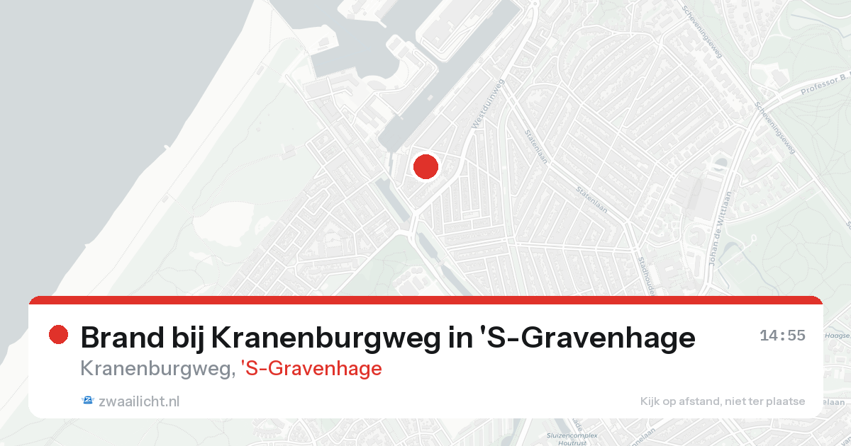 Brand bij Kranenburgweg in 'S-Gravenhage — 25 aug 2026