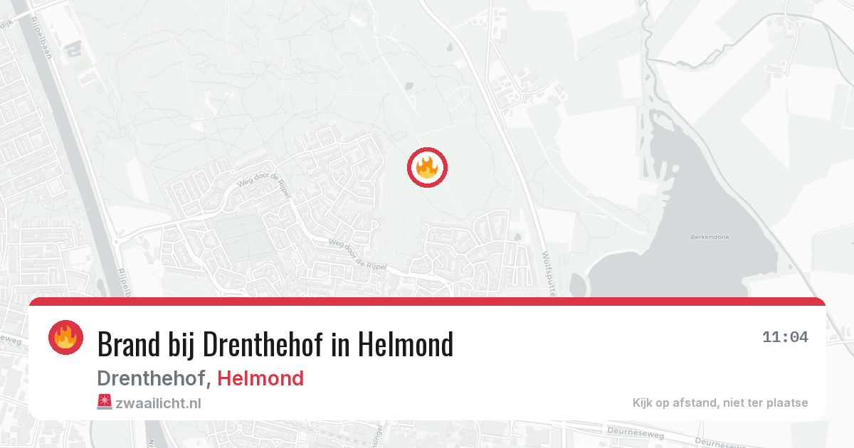 Brand bij Drenthehof in Helmond — 28 jun 2026