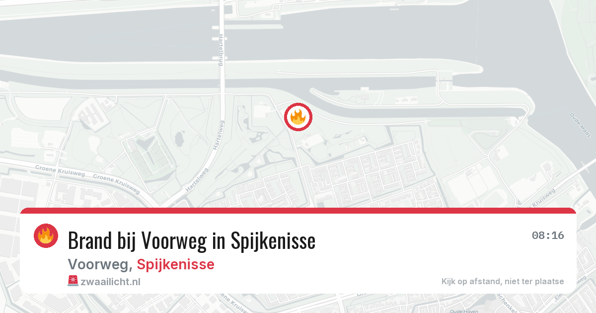 Brand bij Voorweg in Spijkenisse — 9 jul 2026