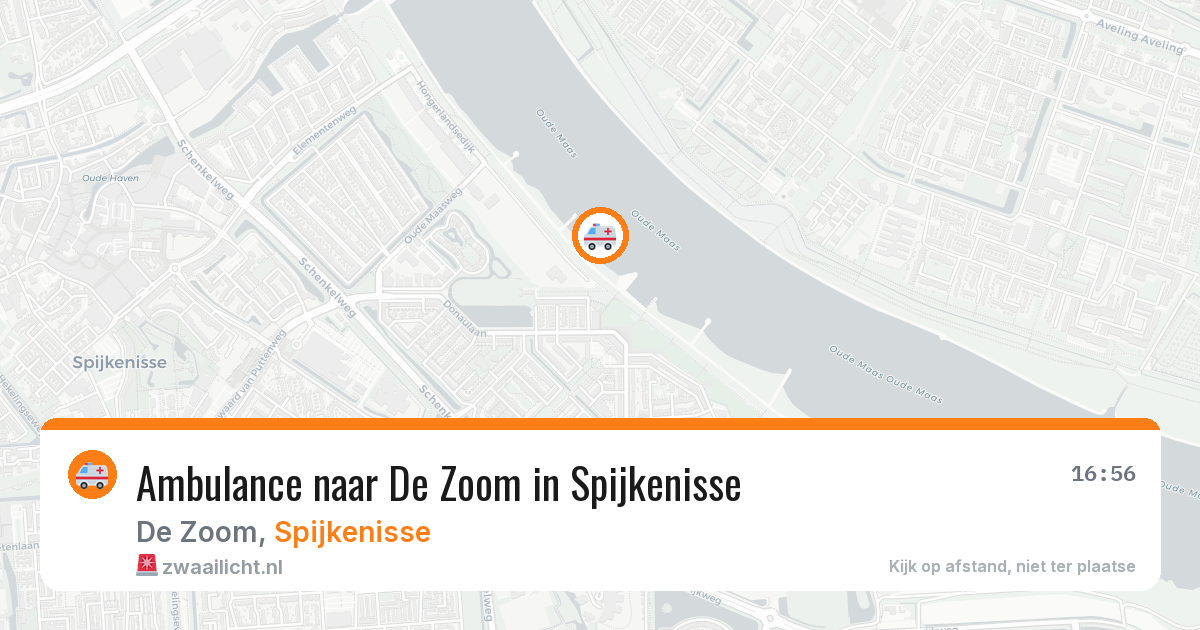 Ambulance naar De Zoom in Spijkenisse — 23 jun 2026