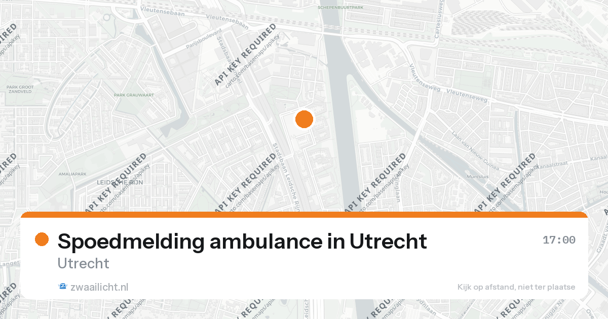 Spoedmelding ambulance in Utrecht — 26 aug 2026