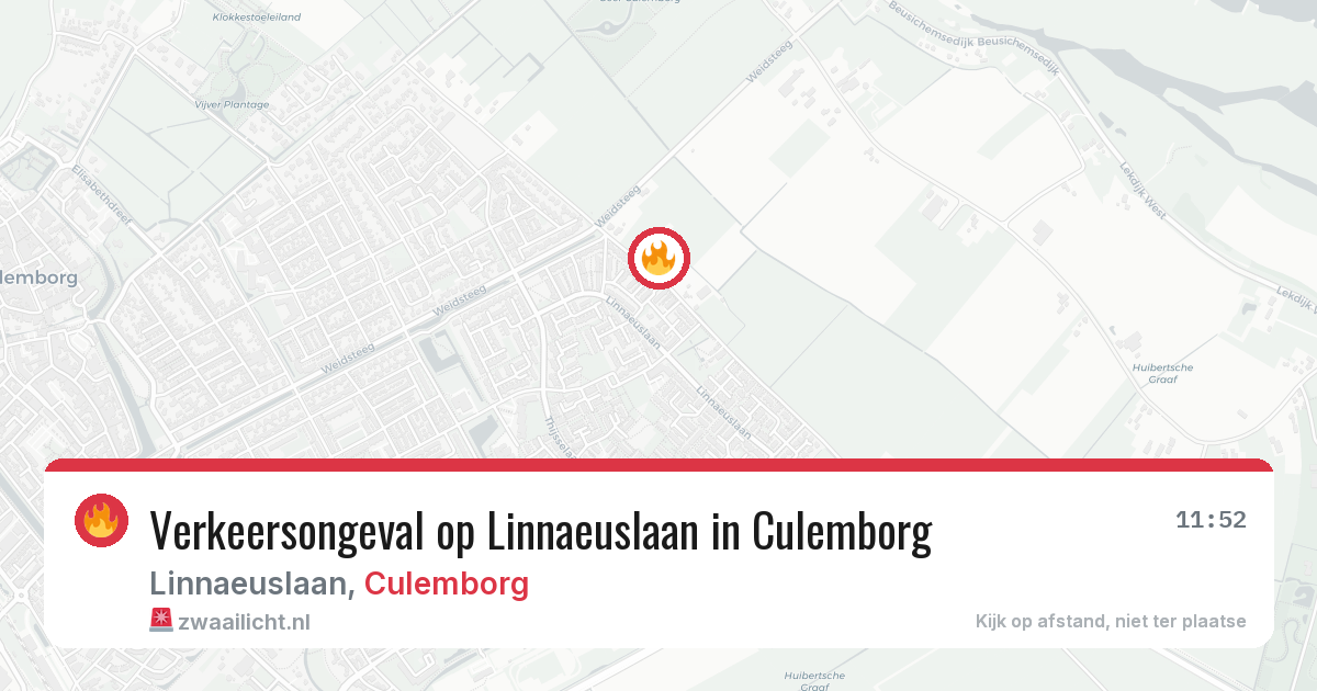 Verkeersongeval op Linnaeuslaan in Culemborg — 10 mrt 2026