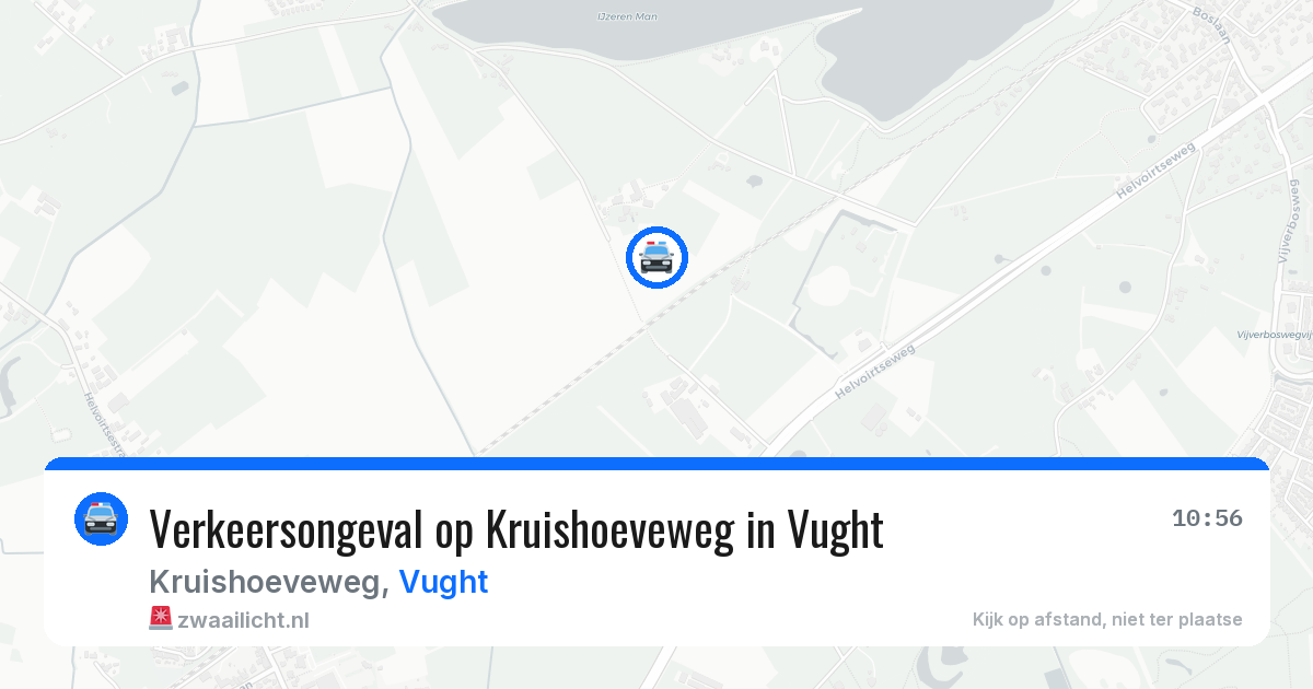 Verkeersongeval op Kruishoeveweg in Vught — 3 jun 2026