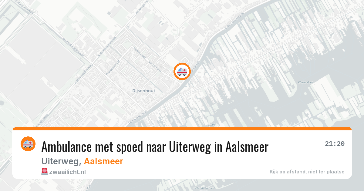 Ambulance met spoed naar Uiterweg in Aalsmeer — 8 feb 2026