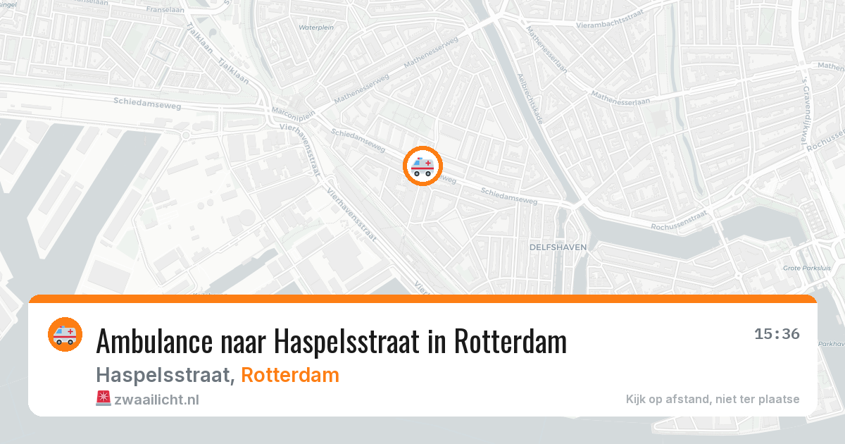 Ambulance naar Haspelsstraat in Rotterdam — 7 jul 2026