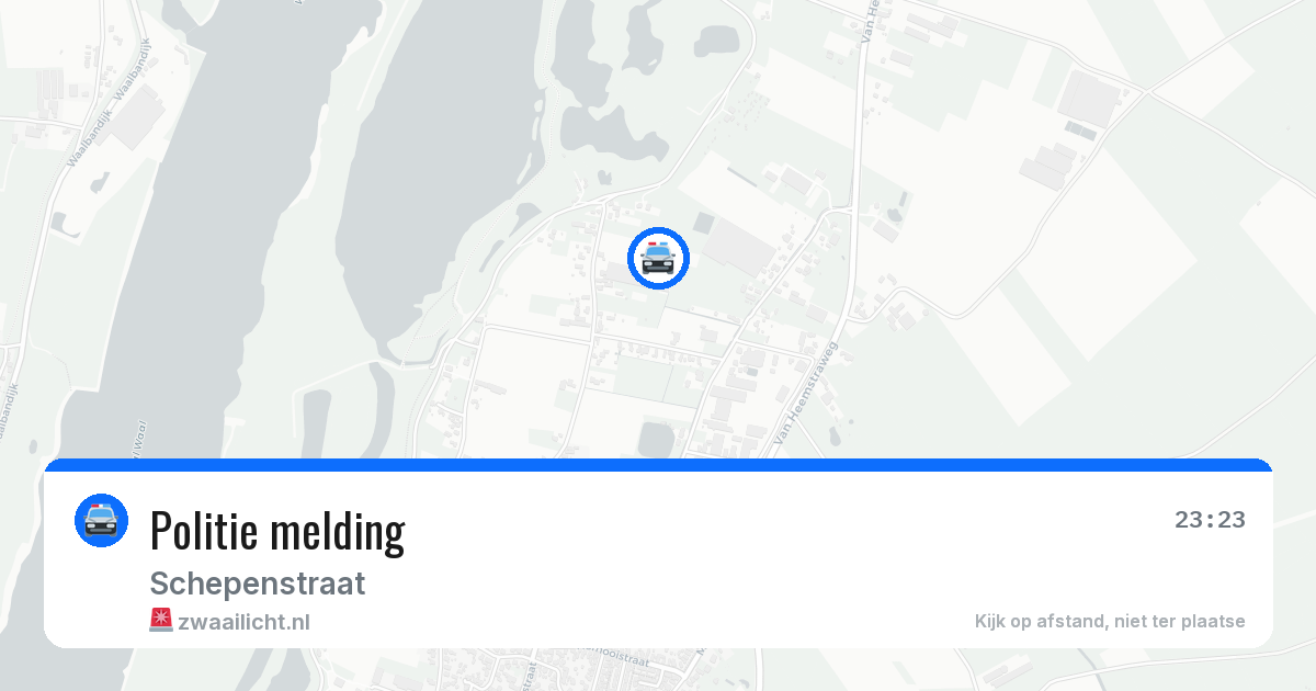 Politie melding — 24 apr 2026