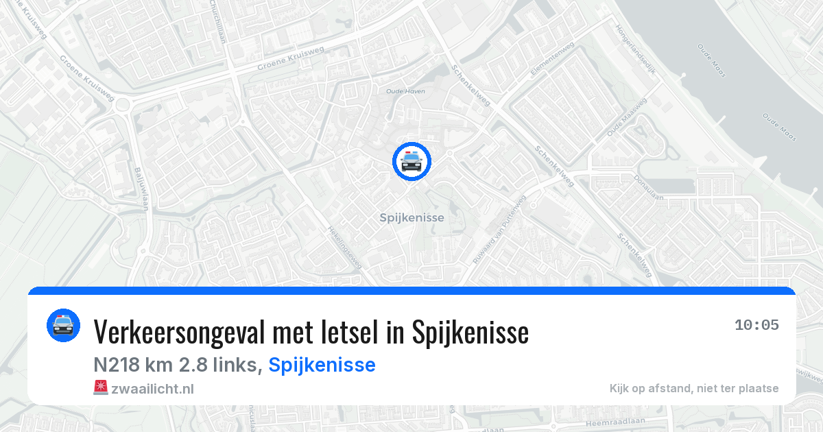 Verkeersongeval met letsel in Spijkenisse — 27 jun 2026