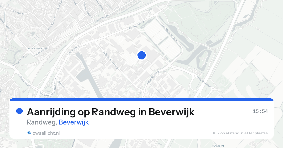Aanrijding op Randweg in Beverwijk — 22 aug 2026