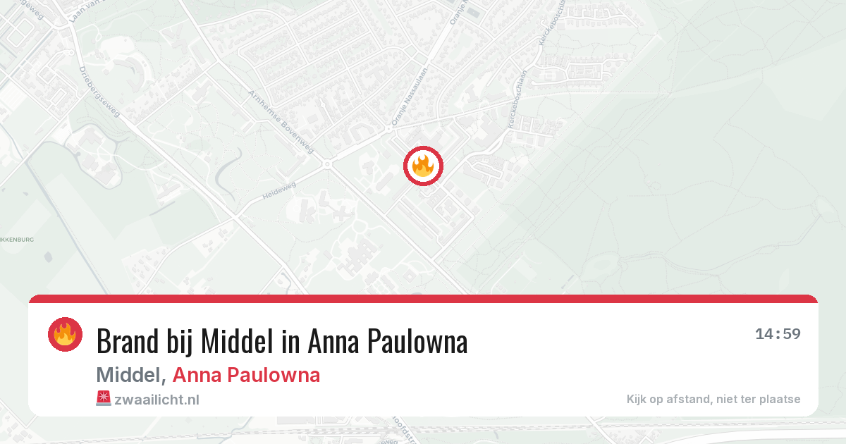 Brand bij Middel in Anna Paulowna — 24 mrt 2026