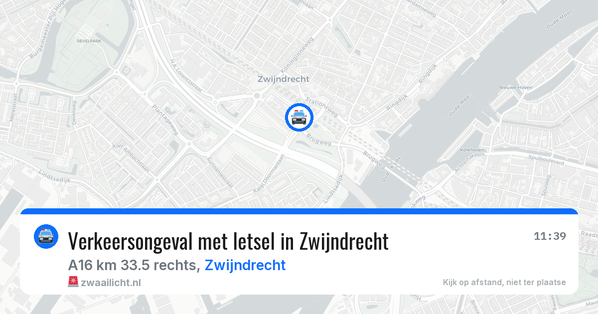 Verkeersongeval met letsel in Zwijndrecht — 14 aug 2026
