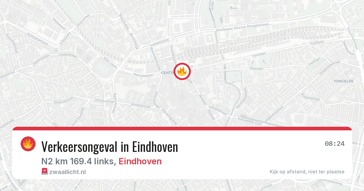 Verkeersongeval in Eindhoven — 28 jul 2026