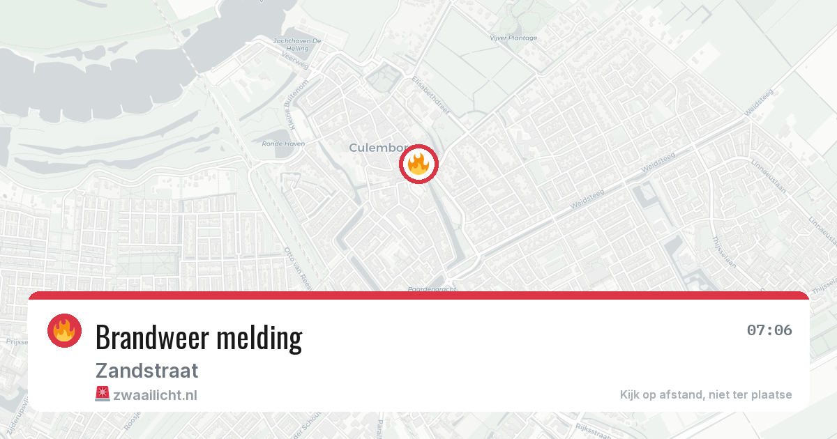 Brandweer melding — 23 jul 2026
