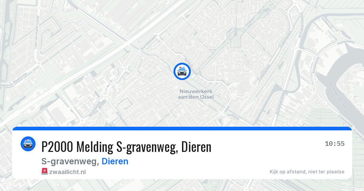P2000 Melding S-gravenweg, Dieren — 7 jul 2026