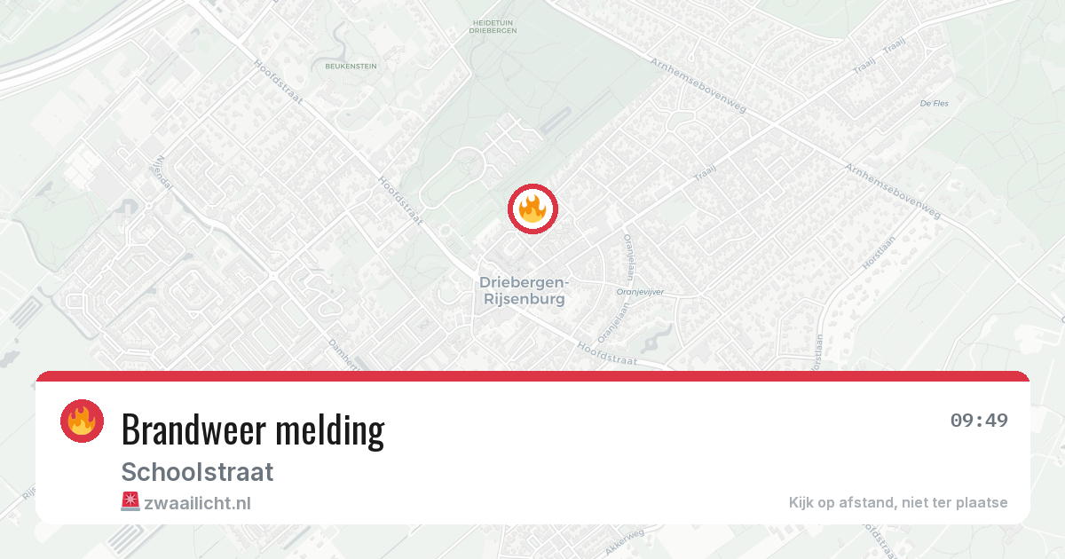 Brandweer melding — 5 jun 2026