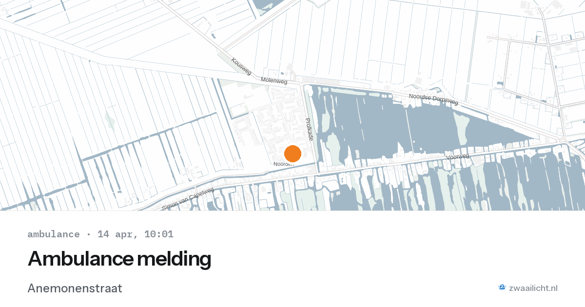 Ambulance melding — 14 apr 2026