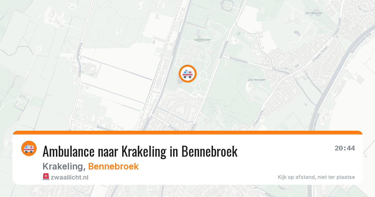 Ambulance naar Krakeling in Bennebroek — 27 mei 2026