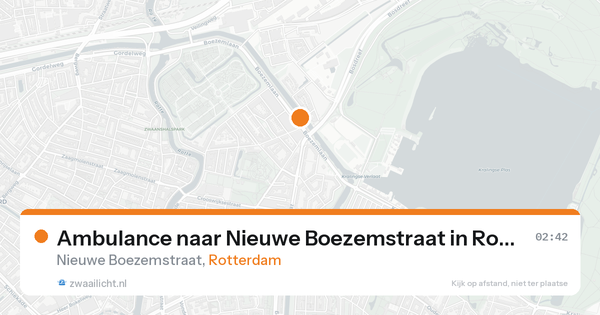 Ambulance naar Nieuwe Boezemstraat in Rotterdam — 25 aug 2026