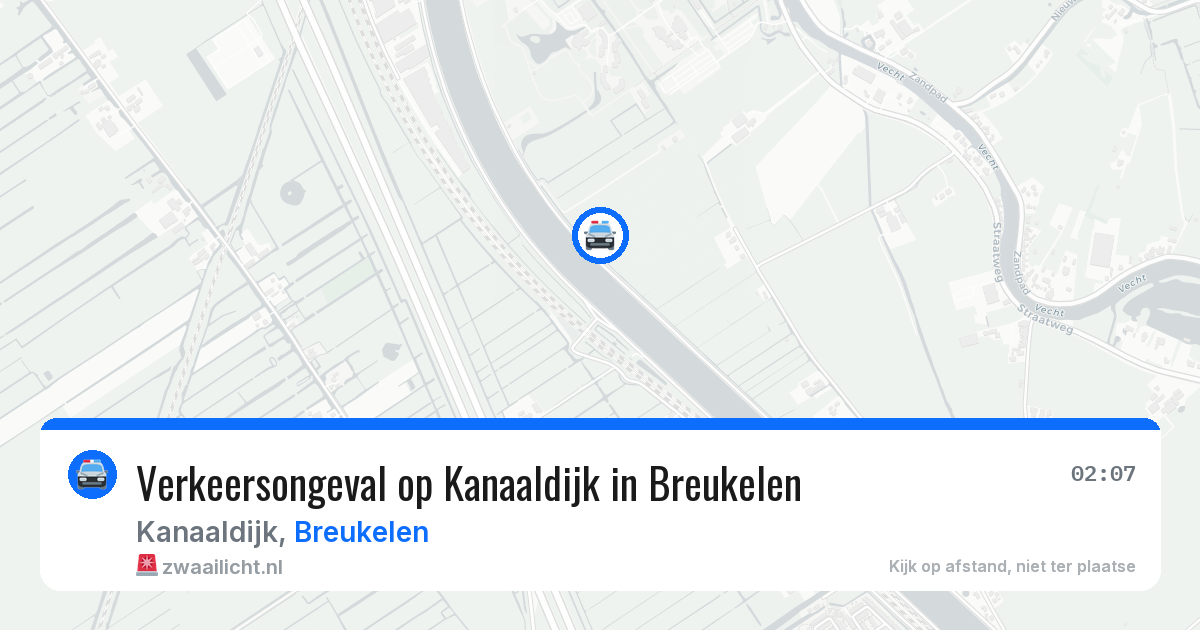 Verkeersongeval op Kanaaldijk in Breukelen — 20 jul 2026