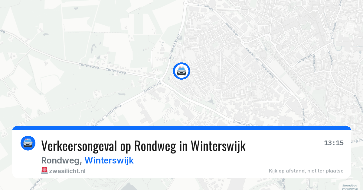 Verkeersongeval op Rondweg in Winterswijk — 26 jun 2026