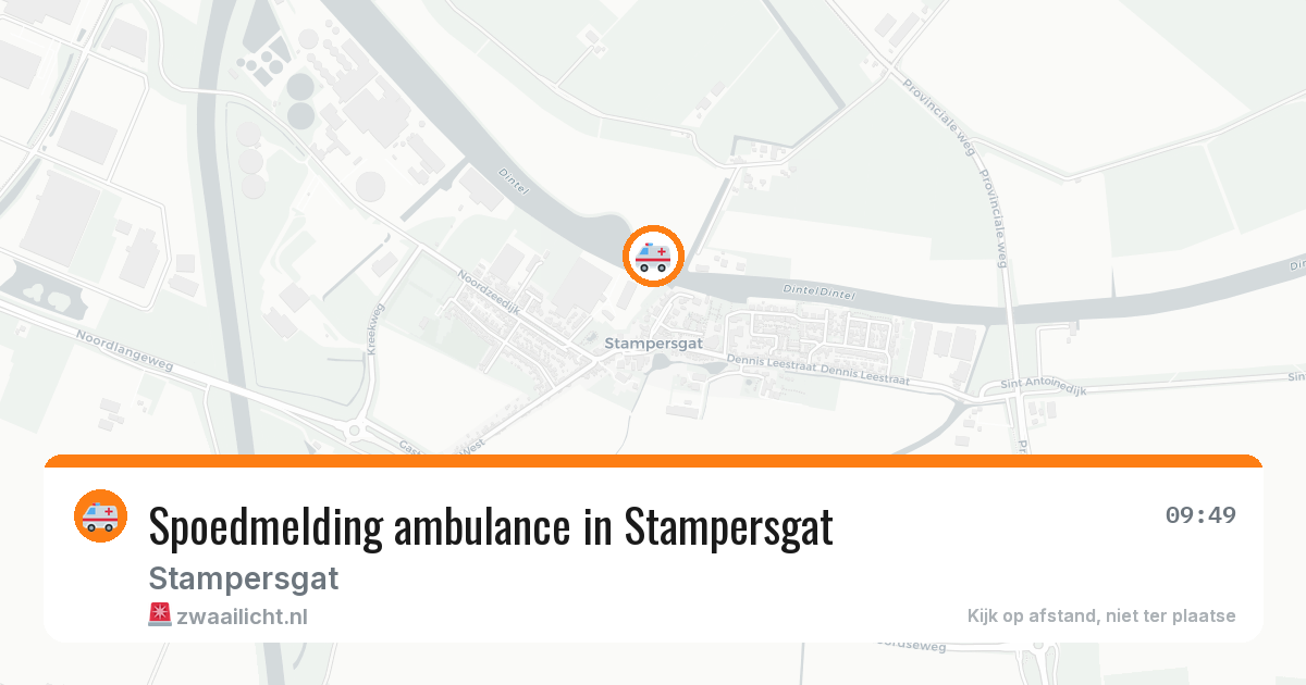 Spoedmelding ambulance in Stampersgat — 29 jan 2026