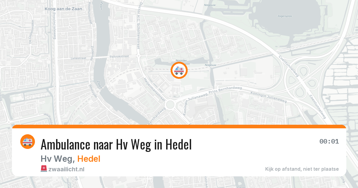Ambulance naar Hv Weg in Hedel — 6 aug 2026