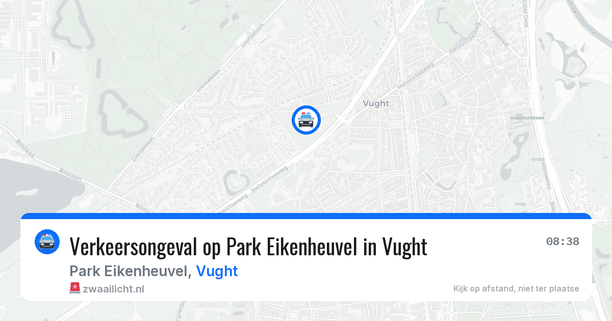 Verkeersongeval op Park Eikenheuvel in Vught — 24 jun 2026