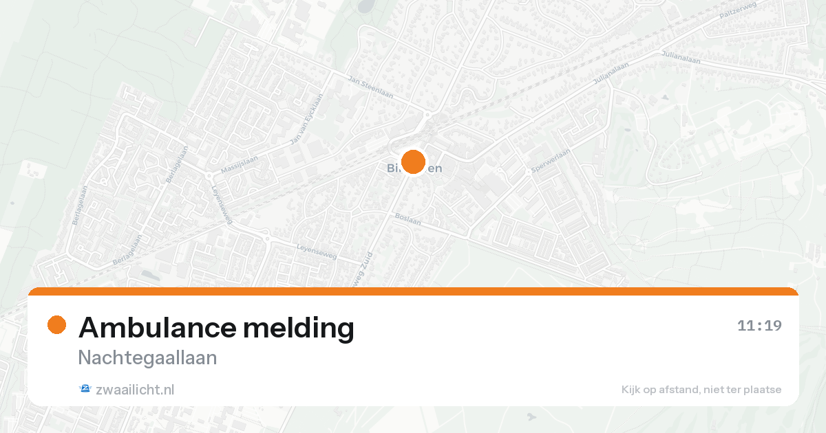Ambulance melding — 7 feb 2026