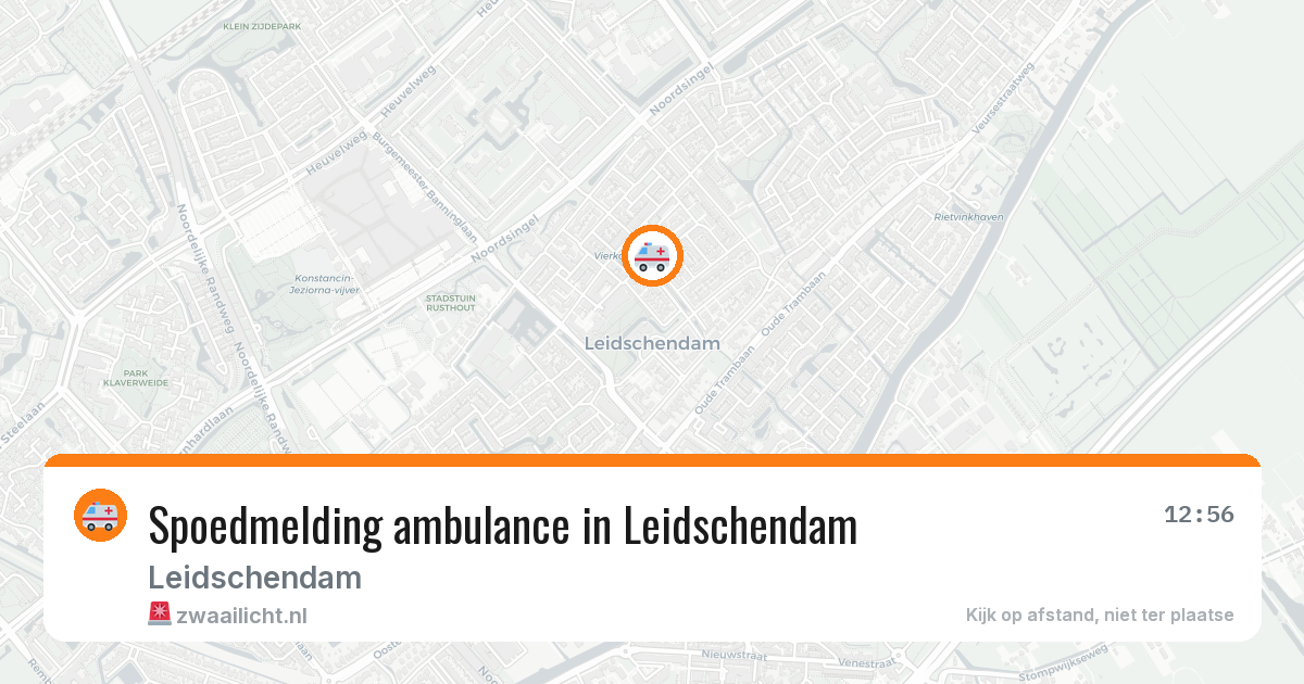 Spoedmelding ambulance in Leidschendam — 7 mei 2026