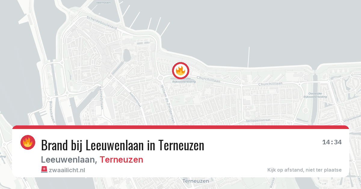 Brand bij Leeuwenlaan in Terneuzen — 26 jun 2026