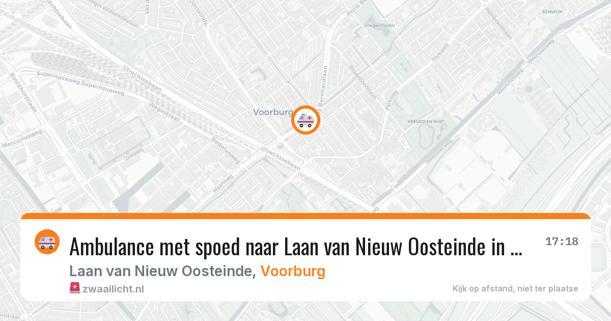 Ambulance met spoed naar Laan van Nieuw Oosteinde in Voorburg — 29 jan 2026