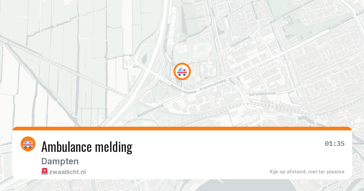 Ambulance melding — 30 jun 2026