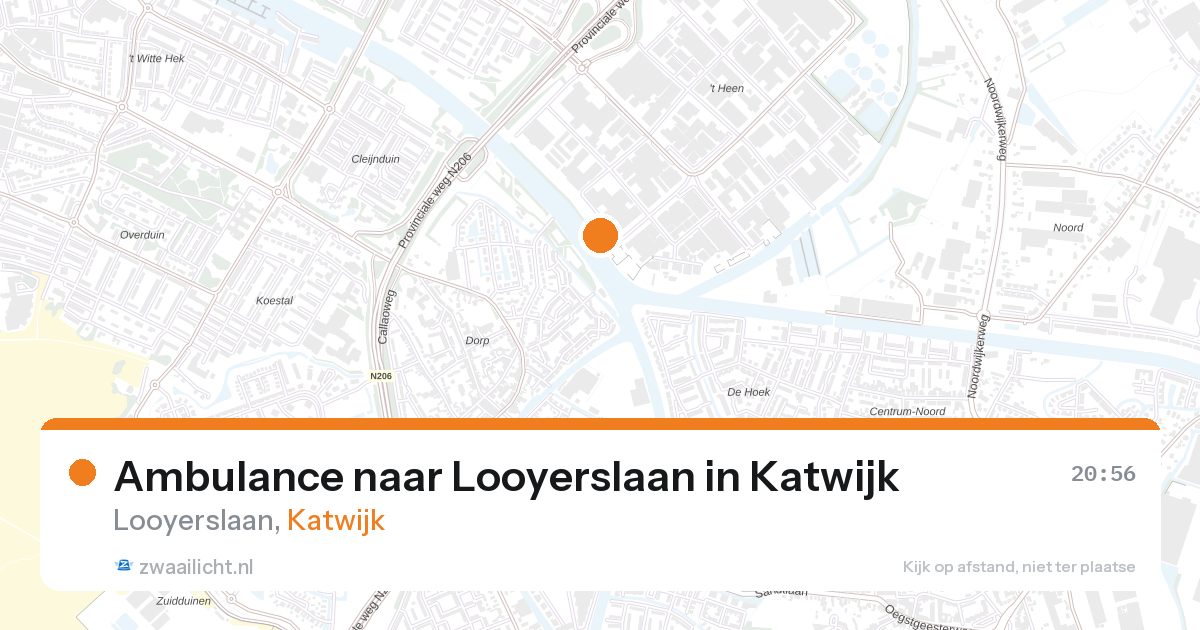Ambulance naar Looyerslaan in Katwijk — 16 mei 2026