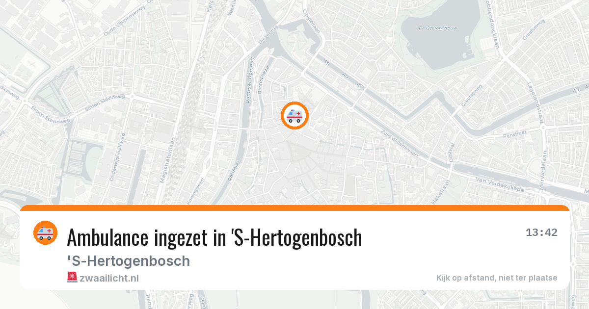 Ambulance ingezet in 'S-Hertogenbosch — 30 mrt 2026