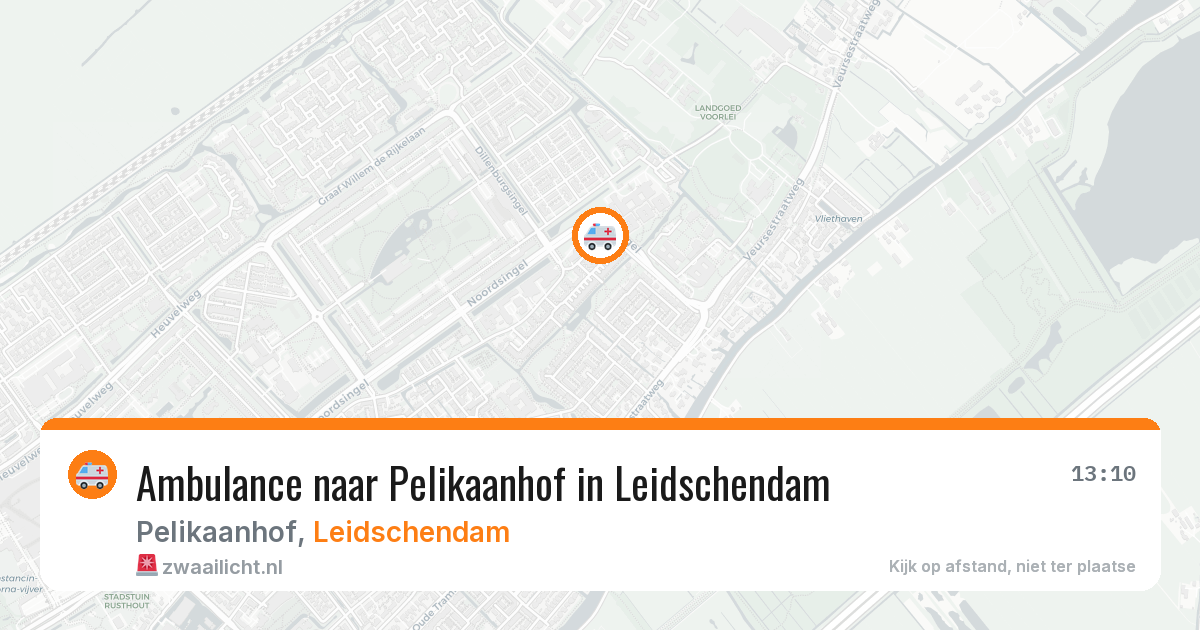 Ambulance naar Pelikaanhof in Leidschendam — 9 jul 2026