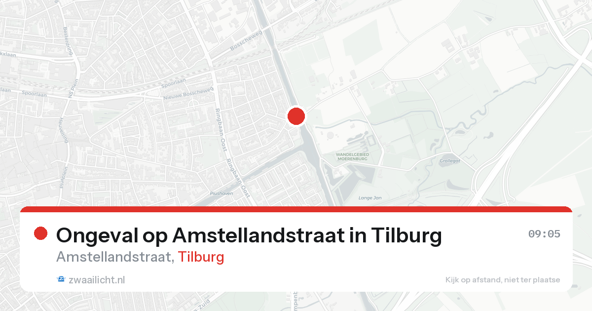 Ongeval op Amstellandstraat in Tilburg — 7 feb 2026