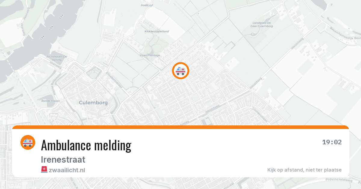 Ambulance melding — 2 jul 2026