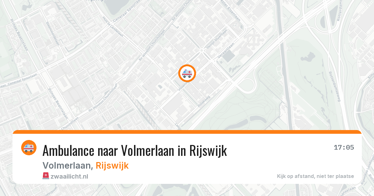 Ambulance naar Volmerlaan in Rijswijk — 5 mrt 2026
