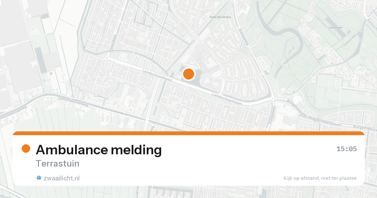 Ambulance melding — 30 jan 2026