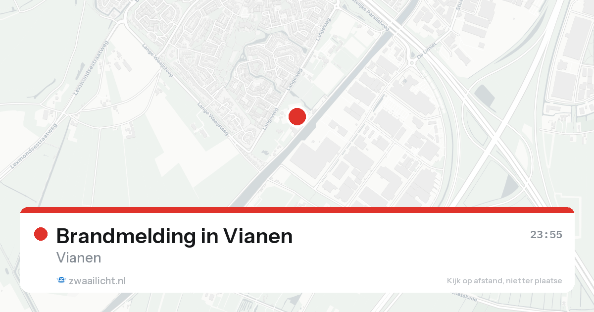 Brandmelding in Vianen — 25 aug 2026
