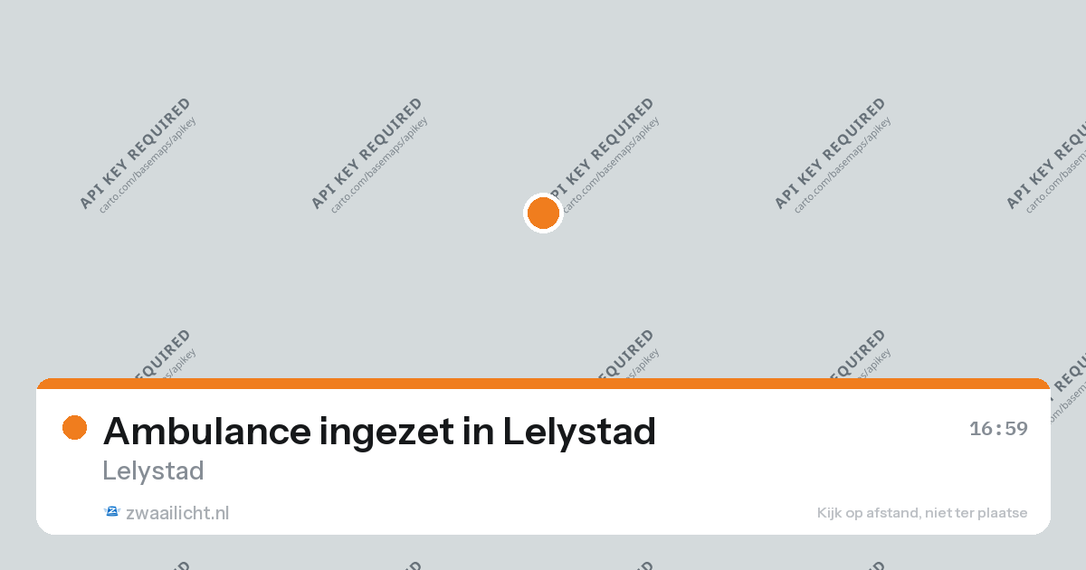 Ambulance ingezet in Lelystad — 26 aug 2026