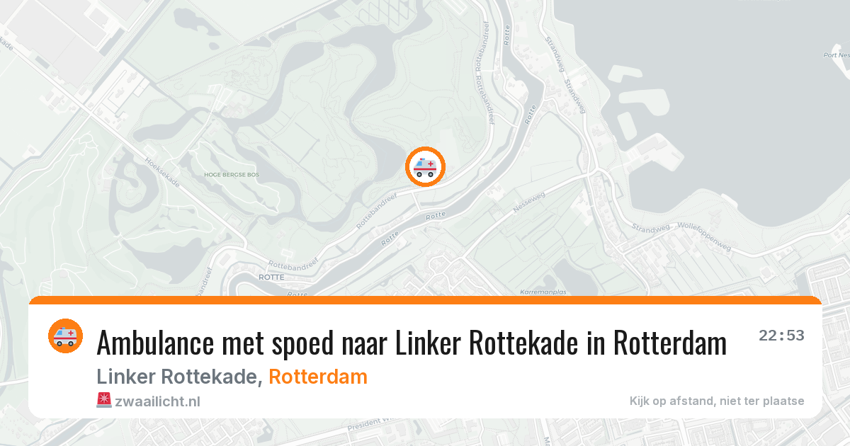 Ambulance met spoed naar Linker Rottekade in Rotterdam — 7 mrt 2026