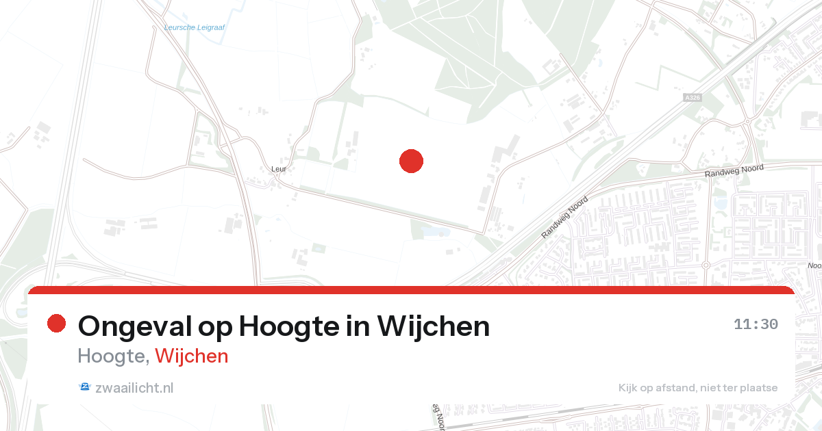 Ongeval op Hoogte in Wijchen — 28 aug 2026