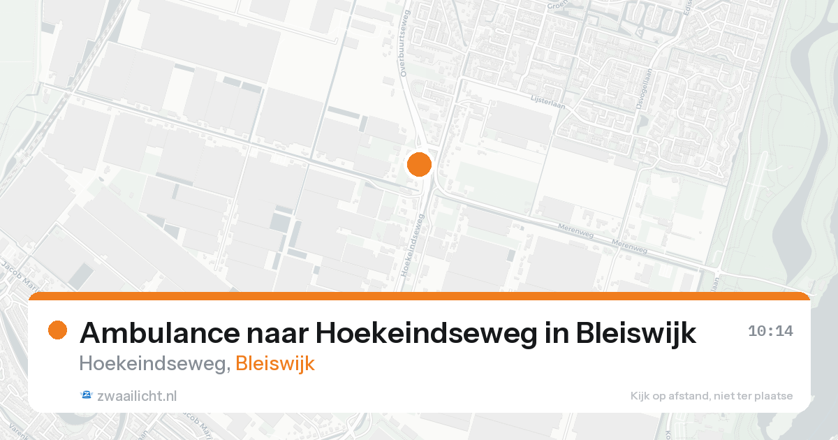 Ambulance naar Hoekeindseweg in Bleiswijk — 20 aug 2026