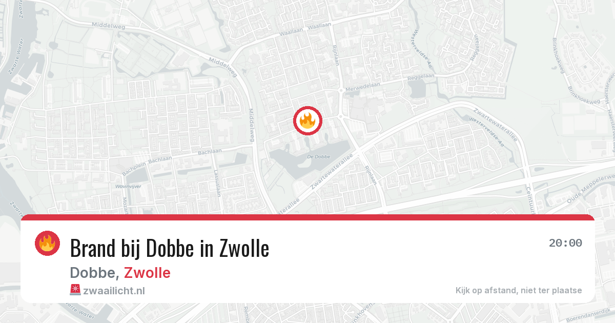Brand bij Dobbe in Zwolle — 11 jun 2026