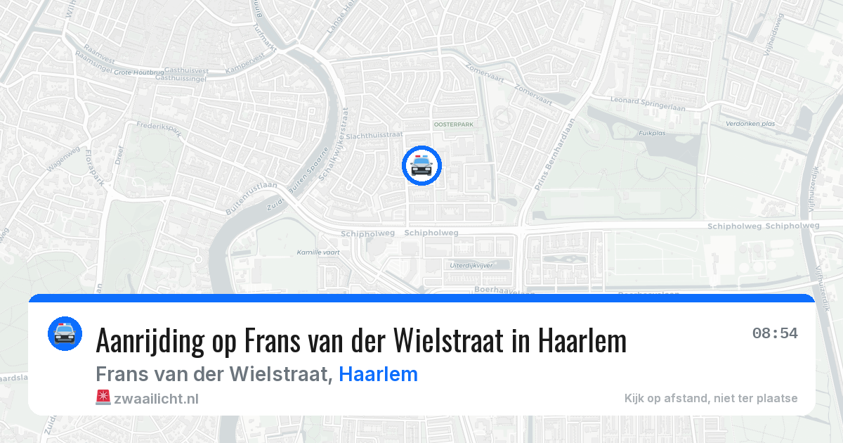 Aanrijding op Frans van der Wielstraat in Haarlem — 7 mei 2026