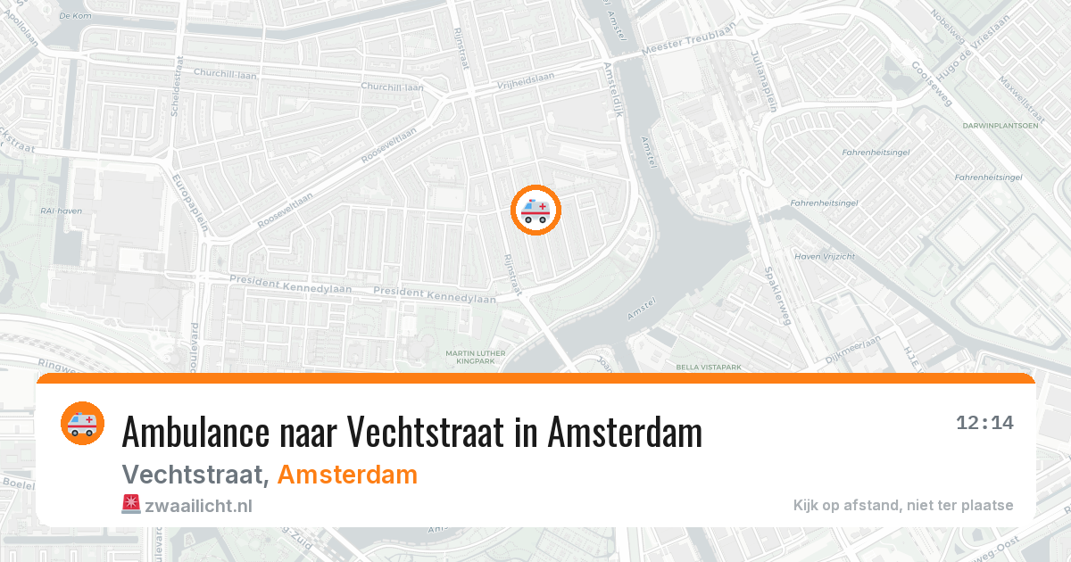 Ambulance naar Vechtstraat in Amsterdam — 29 jun 2026