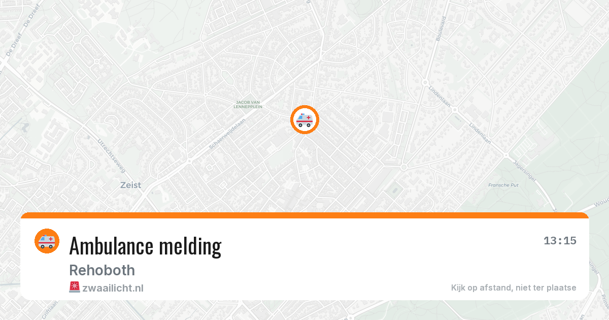 Ambulance melding — 30 jan 2026