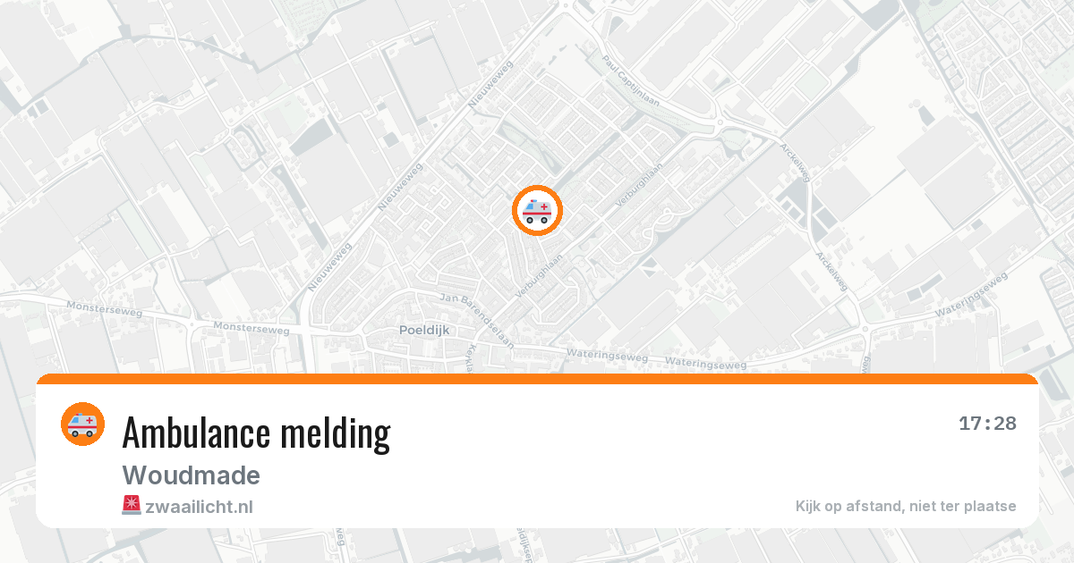 Ambulance melding — 22 apr 2026